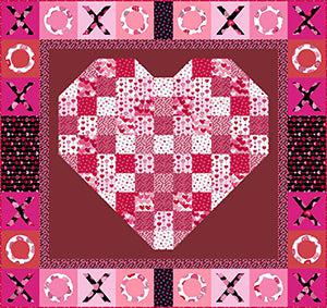 Hugs and Kisses Quilt Pattern - Free Digital Download