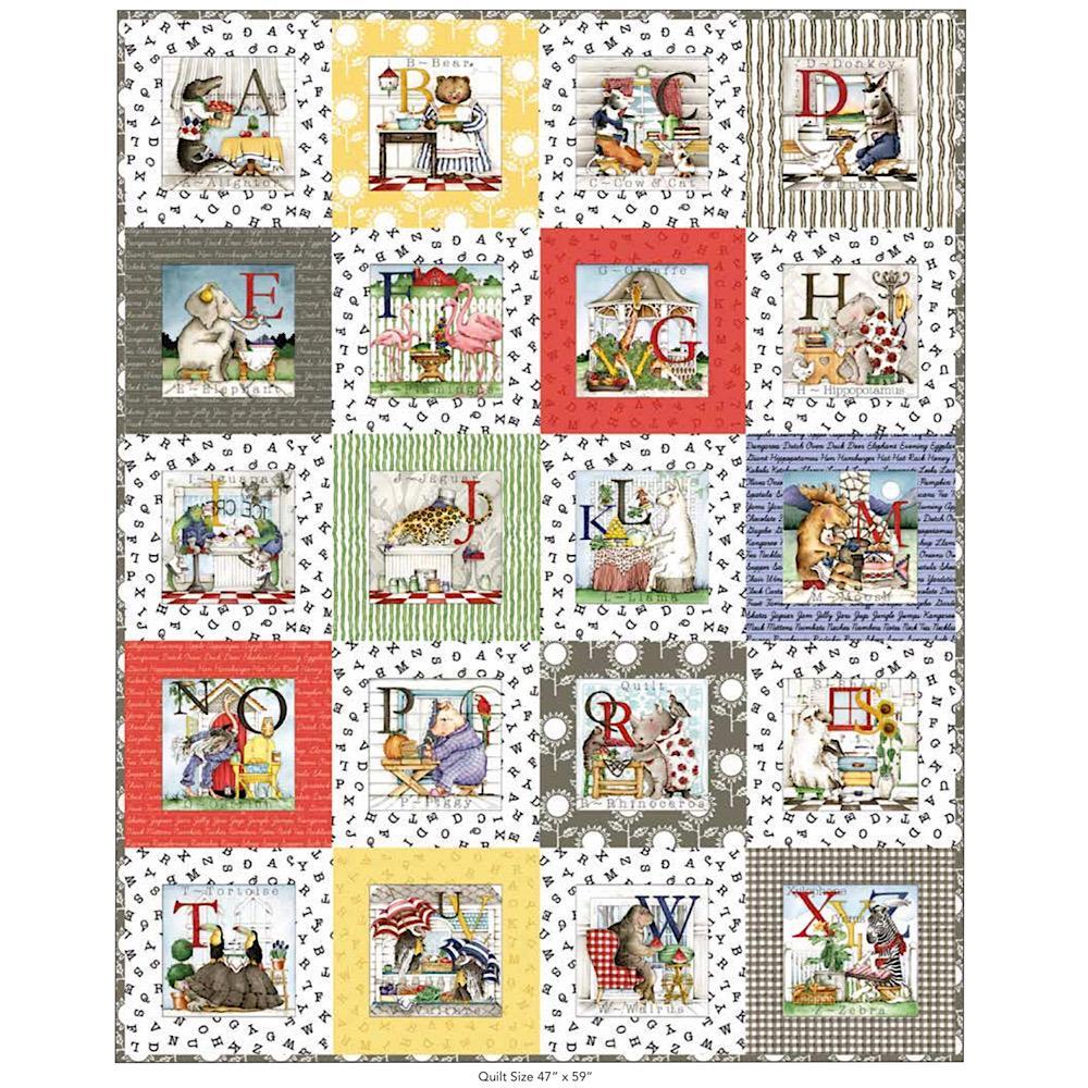Hungry Animal Checkerboard Quilt Pattern - Free Digital Download-Riley Blake Fabrics-My Favorite Quilt Store