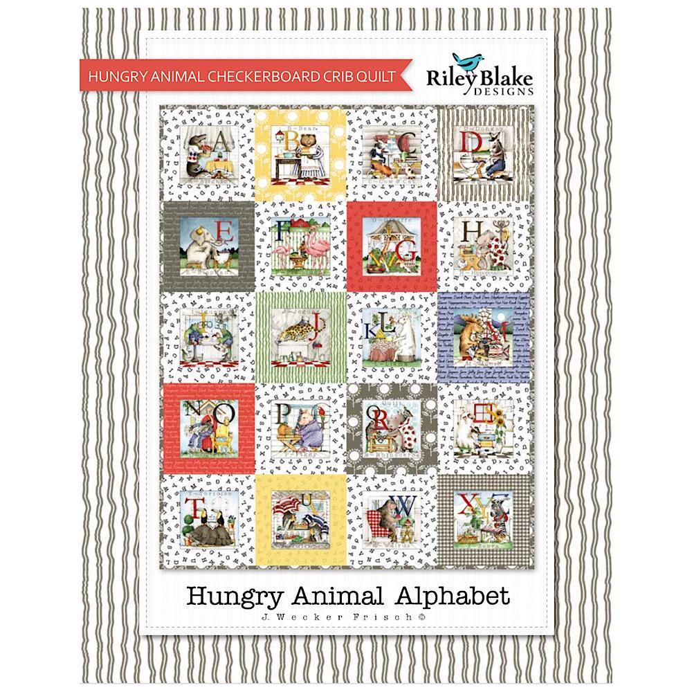 Hungry Animal Checkerboard Quilt Pattern - Free Digital Download