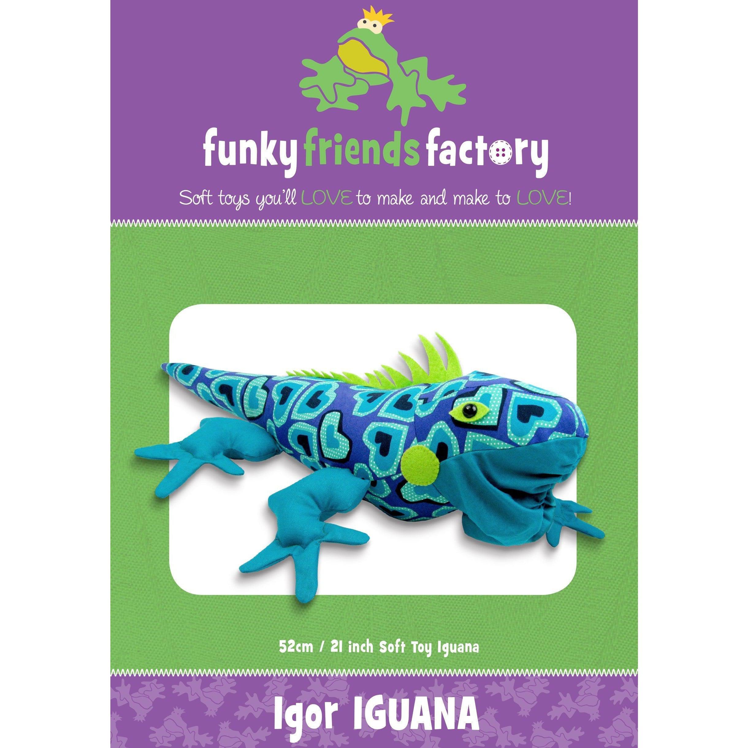 Igor Iguana Funky Friends Factory Pattern