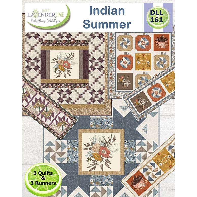 Indian Summer Quilt Patterns-Lavender Lime-My Favorite Quilt Store