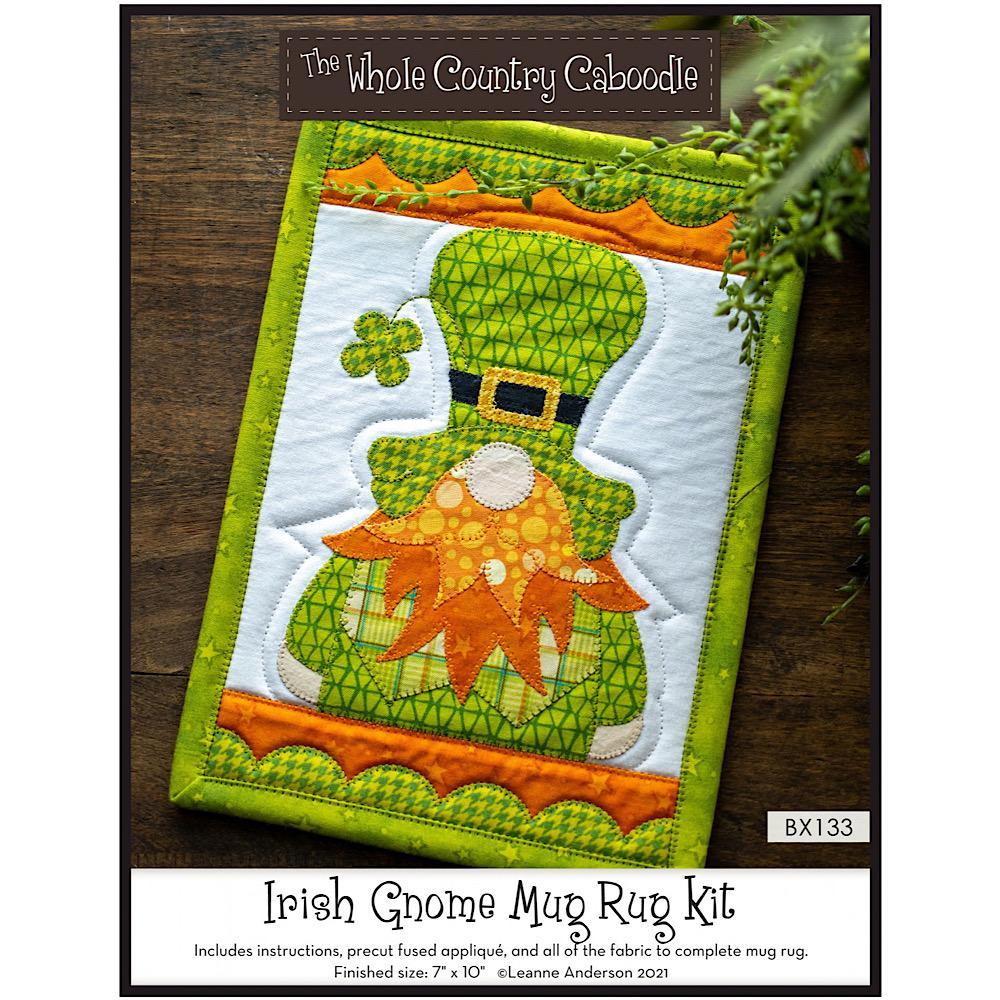 Irish Gnome Mug Rug Kit-The Whole Country Caboodle-My Favorite Quilt Store