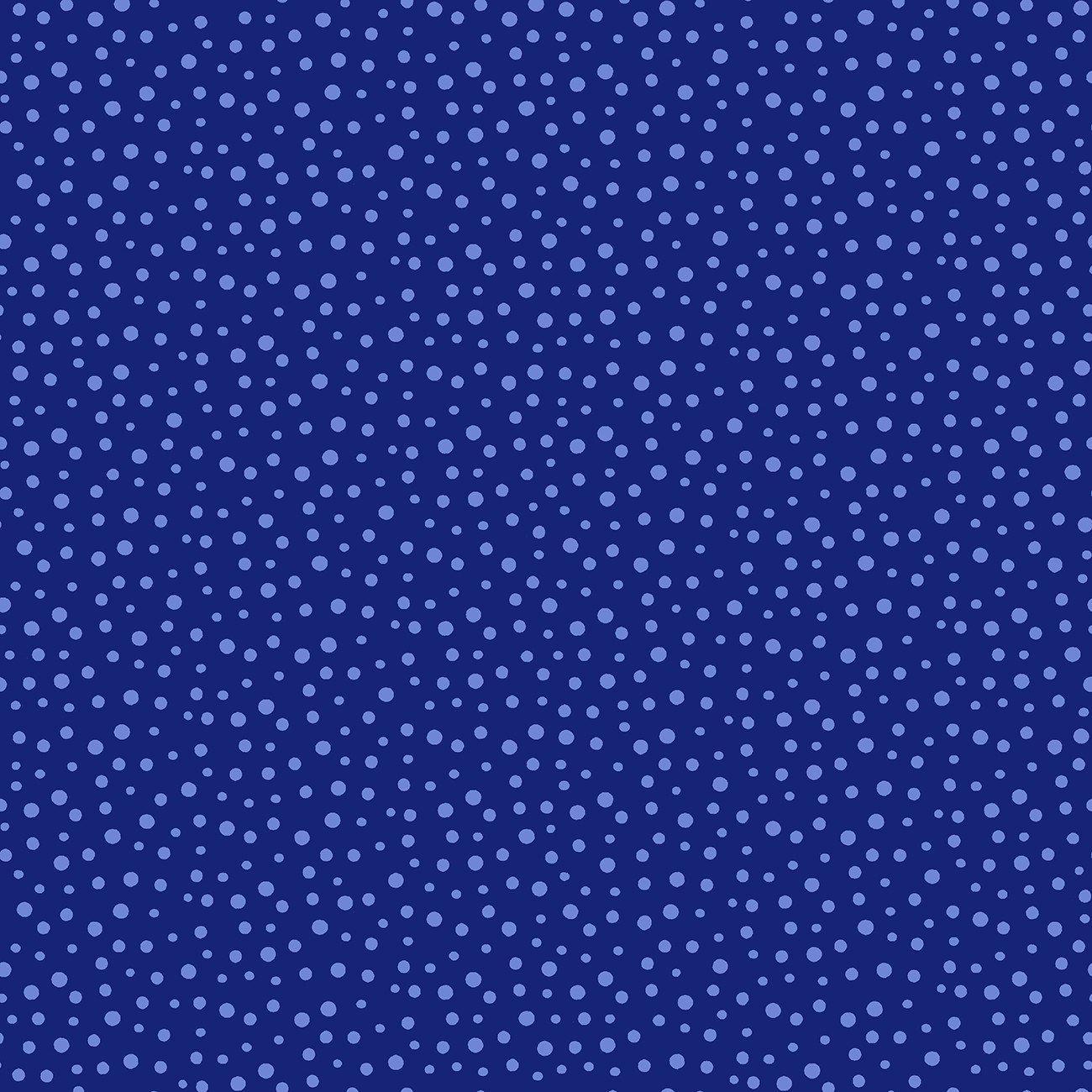 Irregular Dots Blue Fabric-Susybee-My Favorite Quilt Store