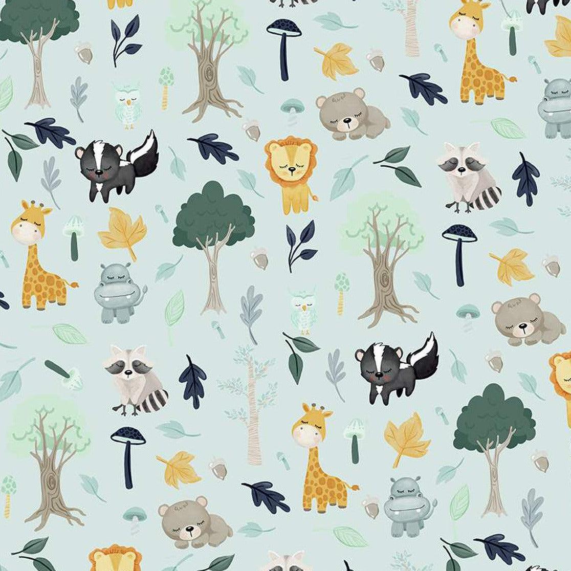 Riley Blake Oh Happy Day Main Aqua Fabric