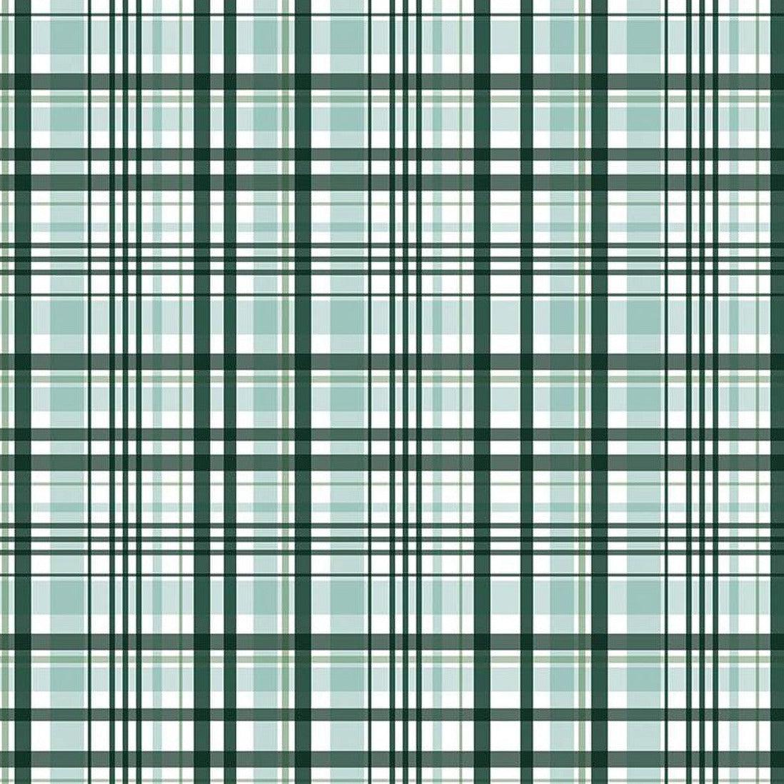 Grey Plaid Fabric