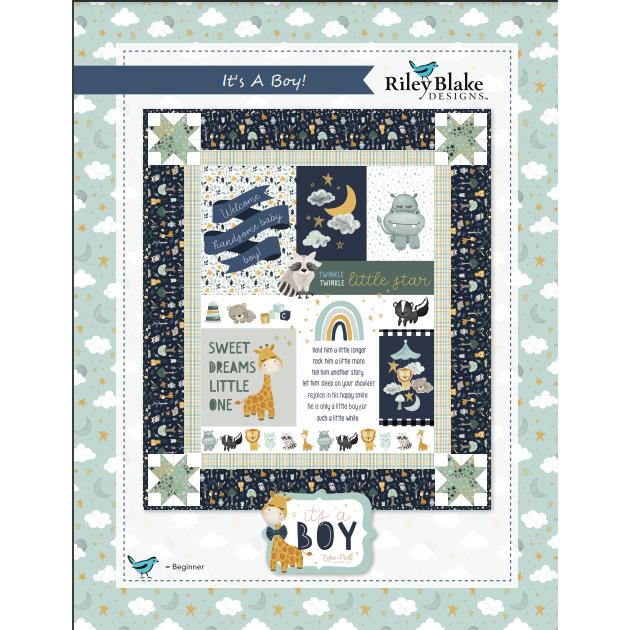 Its A Boy Panel Quilt - Free Pattern Download