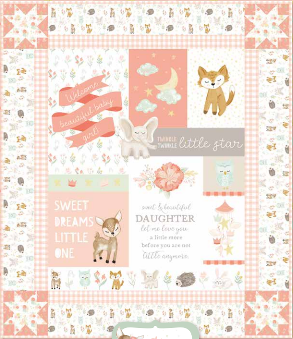 It's a Girl Pink Quilt Pattern - Digital Download-Riley Blake Fabrics-My Favorite Quilt Store