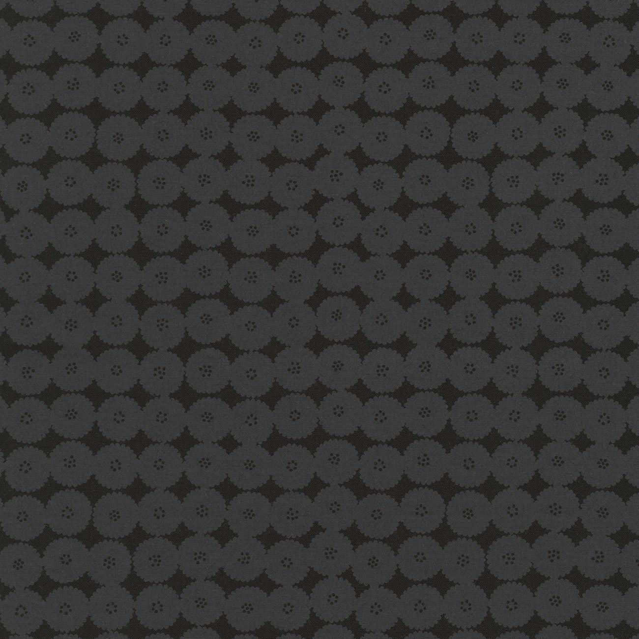 Jardin Noir Black Circles Fabric-Robert Kaufman-My Favorite Quilt Store