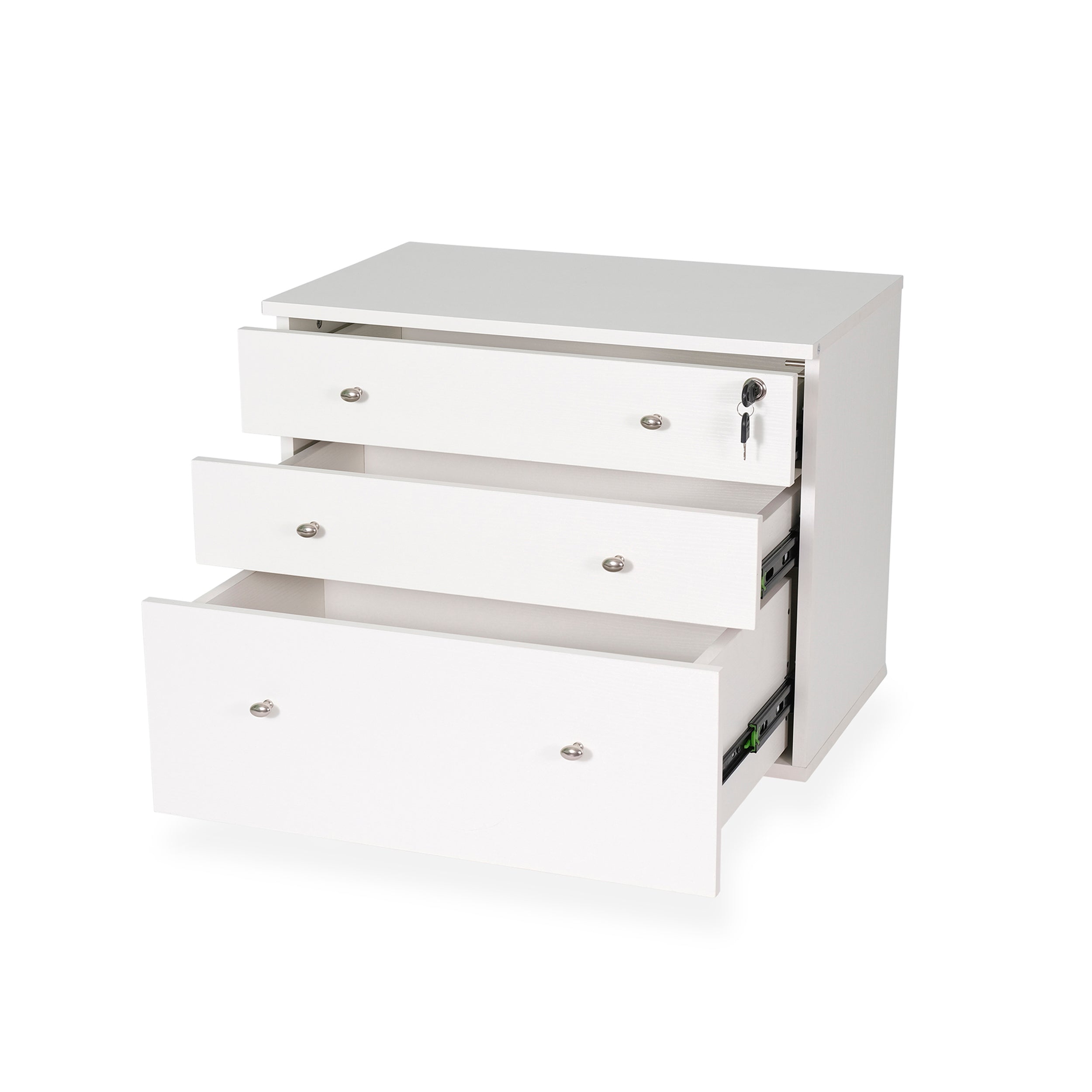 Joey Storage Cabinet Ash White-Kangaroo Sewing Furniture-My Favorite Quilt Store