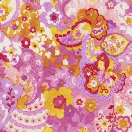 Jolie Blush Paisley Party Fabric-Moda Fabrics-My Favorite Quilt Store