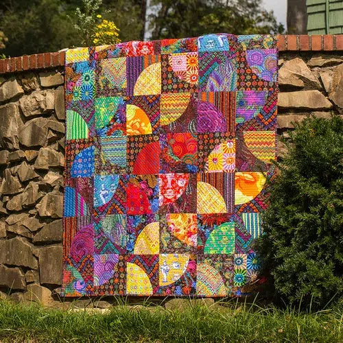 Jumbled Quilt Pattern-Free Spirit Fabrics-My Favorite Quilt Store