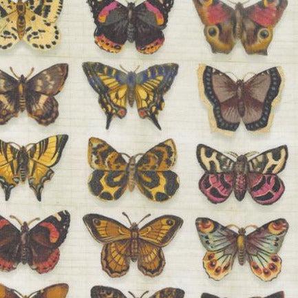 Junk Journal Lace Butterflies Fabric-Moda Fabrics-My Favorite Quilt Store