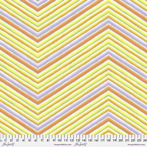 Kaffe 85 and Fabulous Chevron Stripe Yellow Fabric-Free Spirit Fabrics-My Favorite Quilt Store