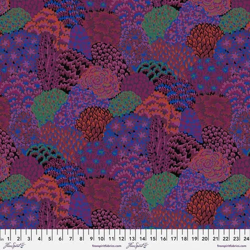 Kaffe 85 and Fabulous Large Oriental Trees Maroon Fabric-Free Spirit Fabrics-My Favorite Quilt Store