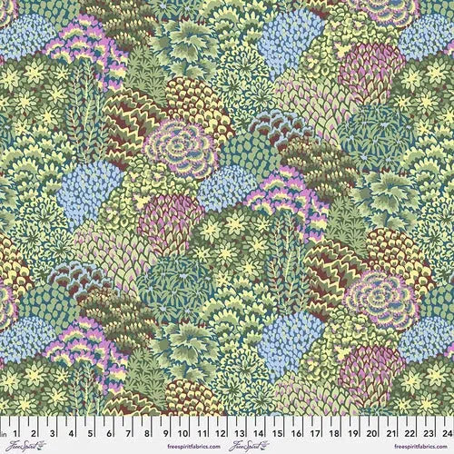 Kaffe 85 and Fabulous Large Oriental Trees Stone Fabric-Free Spirit Fabrics-My Favorite Quilt Store