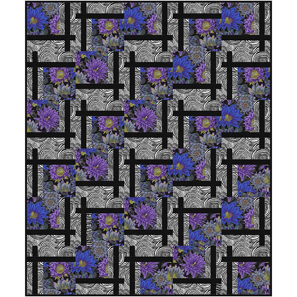 Kaffe Black Cactus with Onion Ring BQ2 Quilt Kit