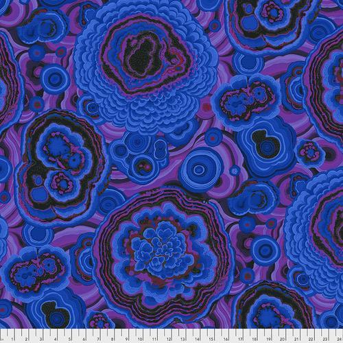 Kaffe Collective Agate Blue Fabric-Free Spirit Fabrics-My Favorite Quilt Store