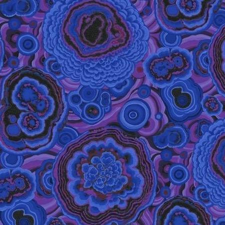 Kaffe Collective Agate Blue Fabric-Free Spirit Fabrics-My Favorite Quilt Store