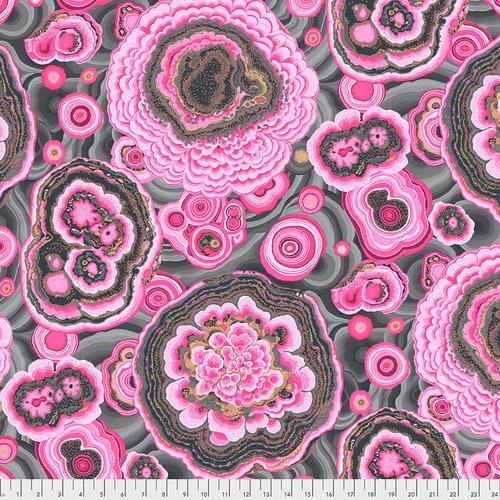 Kaffe Collective Agate Pink Fabric-Free Spirit Fabrics-My Favorite Quilt Store