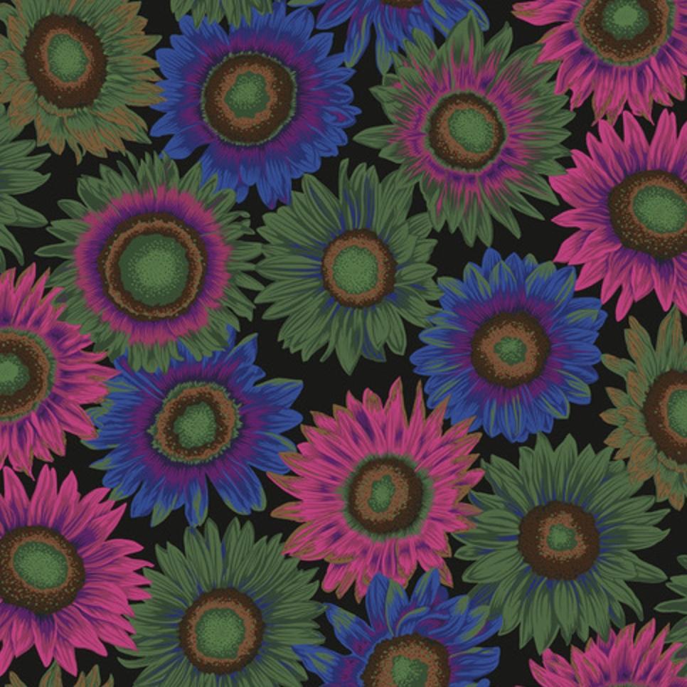 Kaffe Collective August 2021 Van Gogh Dark Fabric-Free Spirit Fabrics-My Favorite Quilt Store