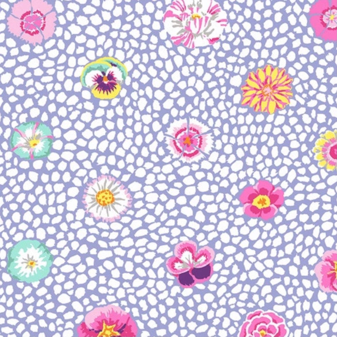 Kaffe Collective August 2022 Guinea Flower Lavender Fabric