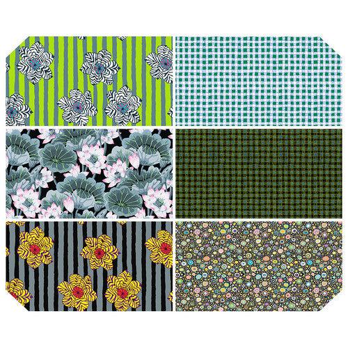 Kaffe Collective August 2023 Contrast Fat Quarter Bundle-Free Spirit Fabrics-My Favorite Quilt Store