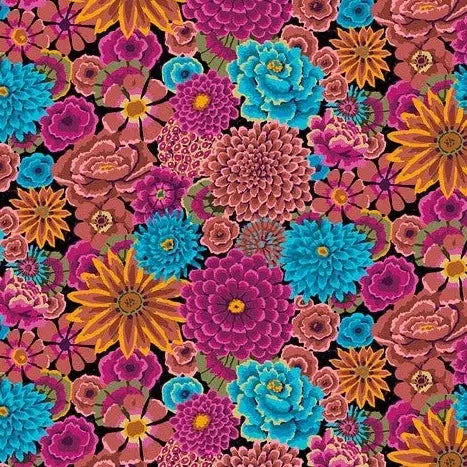 Kaffe Collective Enchanted Dark Fabric-Free Spirit Fabrics-My Favorite Quilt Store