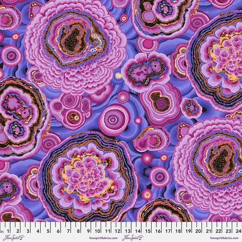 Kaffe Collective Feb 2022 Agate Magenta Fabric-Free Spirit Fabrics-My Favorite Quilt Store