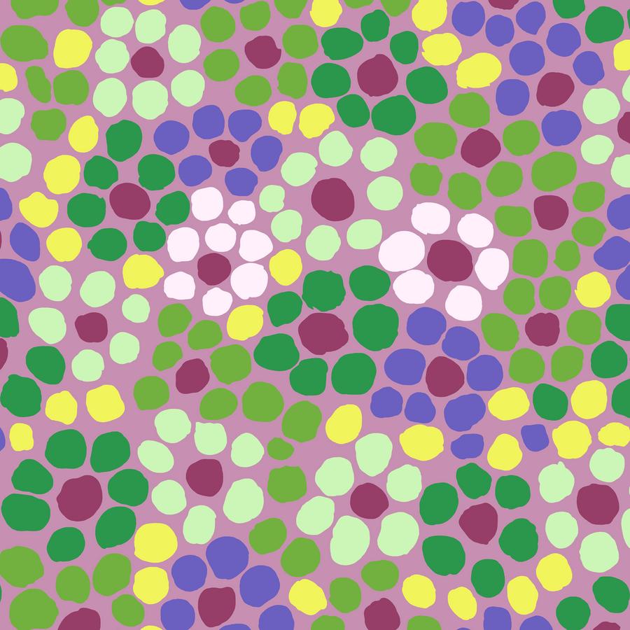 Kaffe Collective Feb 2022 Mauve Flower Dot Fabric-Free Spirit Fabrics-My Favorite Quilt Store