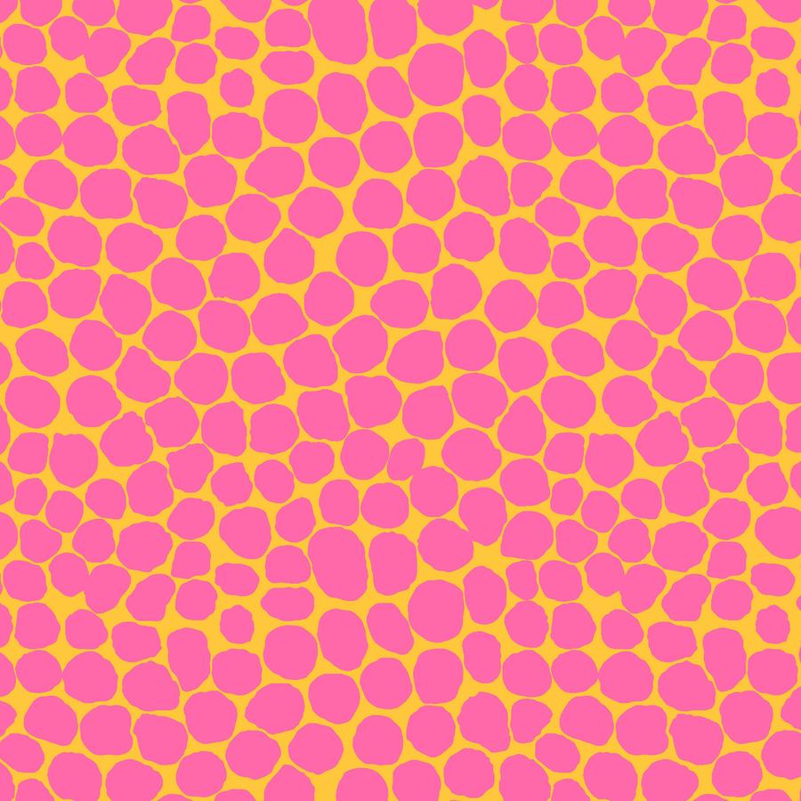 Kaffe Collective Feb 2022 Yellow Jumble Fabric-Free Spirit Fabrics-My Favorite Quilt Store