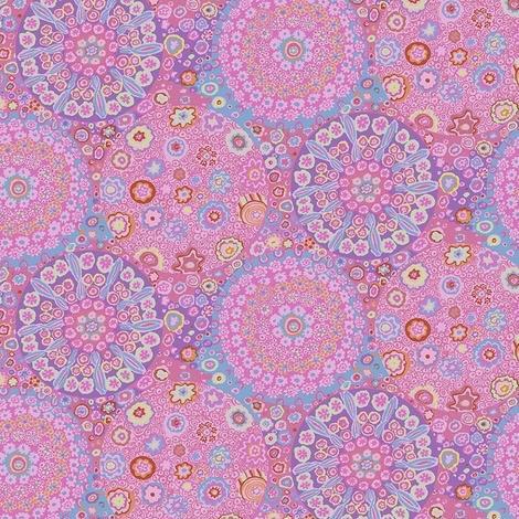 Kaffe Collective Millefiore Mauve Fabric-Free Spirit Fabrics-My Favorite Quilt Store