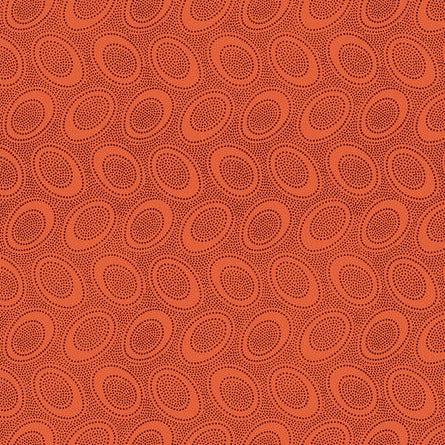 Kaffe Collective Orange Aboriginal Dot Fabric