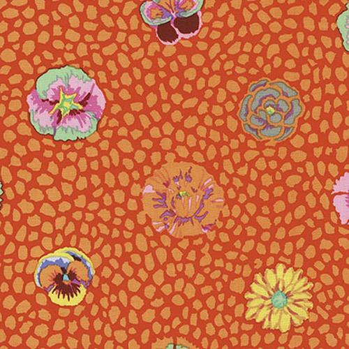 Kaffe Fassett Apricot Guinea Flower Fabric