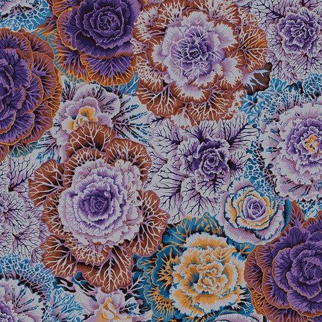 Kaffe Fassett Classics Brassica Dark Fabric-Free Spirit Fabrics-My Favorite Quilt Store