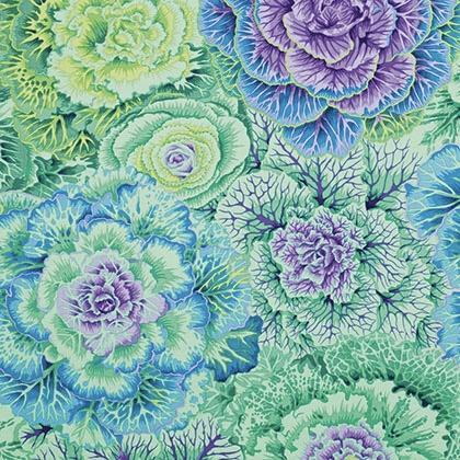 Kaffe Fassett Classics Brassica Green Fabric-Free Spirit Fabrics-My Favorite Quilt Store