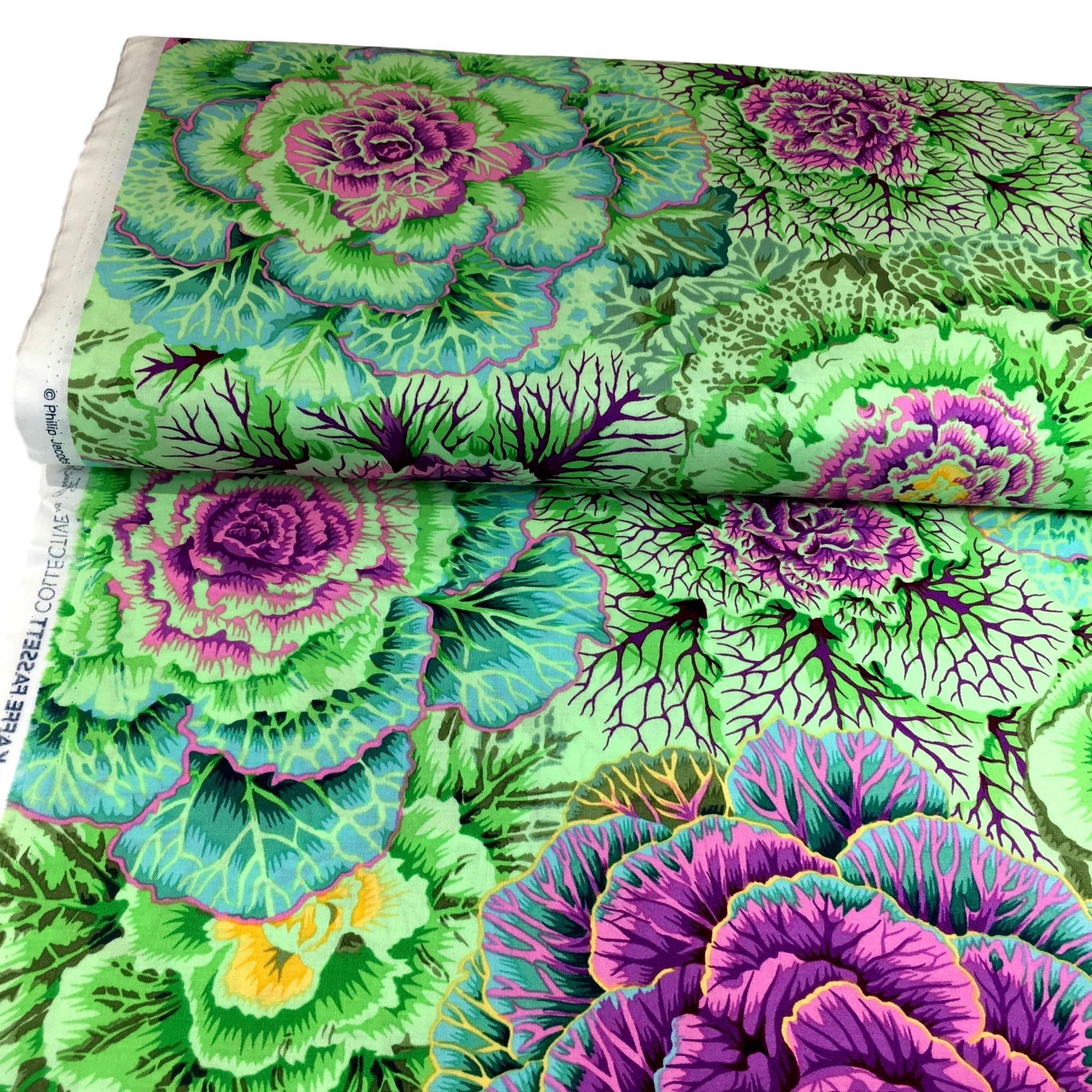 Kaffe Fassett Classics Brassica Moss Fabric-Free Spirit Fabrics-My Favorite Quilt Store