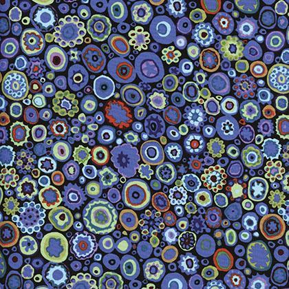 Kaffe Fassett Classics Paperweight Cobalt Fabric-Free Spirit Fabrics-My Favorite Quilt Store