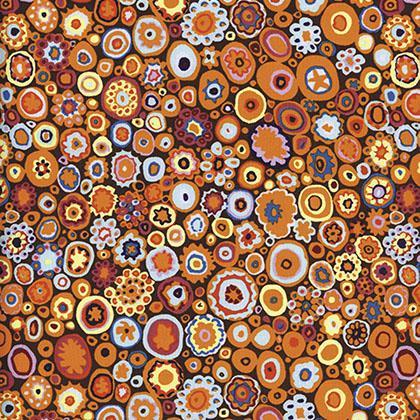 Kaffe Fassett Classics Paperweight Pumpkin Fabric-Free Spirit Fabrics-My Favorite Quilt Store