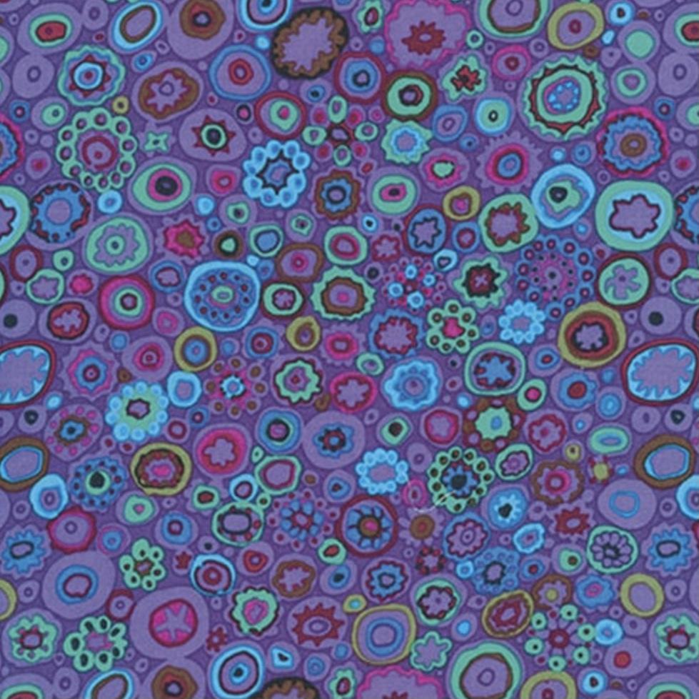 Kaffe Fassett Collective Plum Aboriginal Dot Yardage