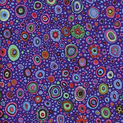 Kaffe Fassett Classics Roman Glass Purple Fabric-Free Spirit Fabrics-My Favorite Quilt Store