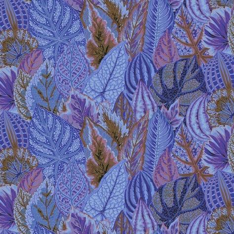 Kaffe Fassett Coleus Blue Fabric