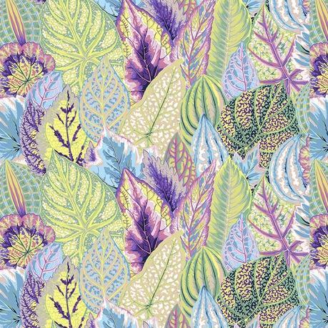 Kaffe Fassett Coleus Contrast Fabric-Free Spirit Fabrics-My Favorite Quilt Store