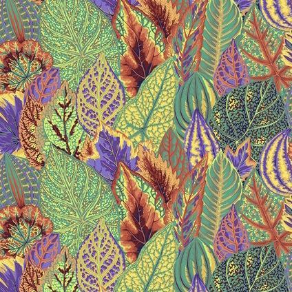 Kaffe Fassett Coleus Gold Fabric by Kaffe Fassett, Philip Jacobs - Free  Spirit Fabrics