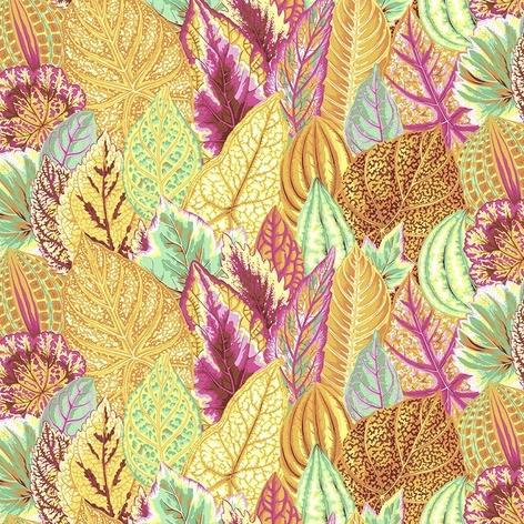 Kaffe Fassett Coleus Yellow Fabric