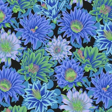 Kaffe Fassett Collective Cactus Flower Cool Fabric