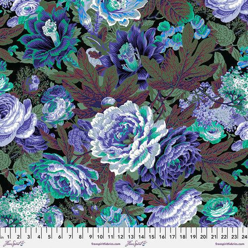 Kaffe Fassett Collective Feb 2023 Floral Burst Purple Fabric by