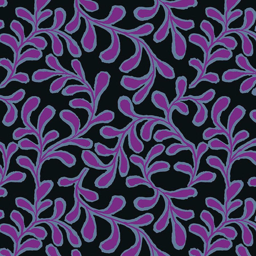 Kaffe Fassett Collective Feb 2023 Twig Black Fabric