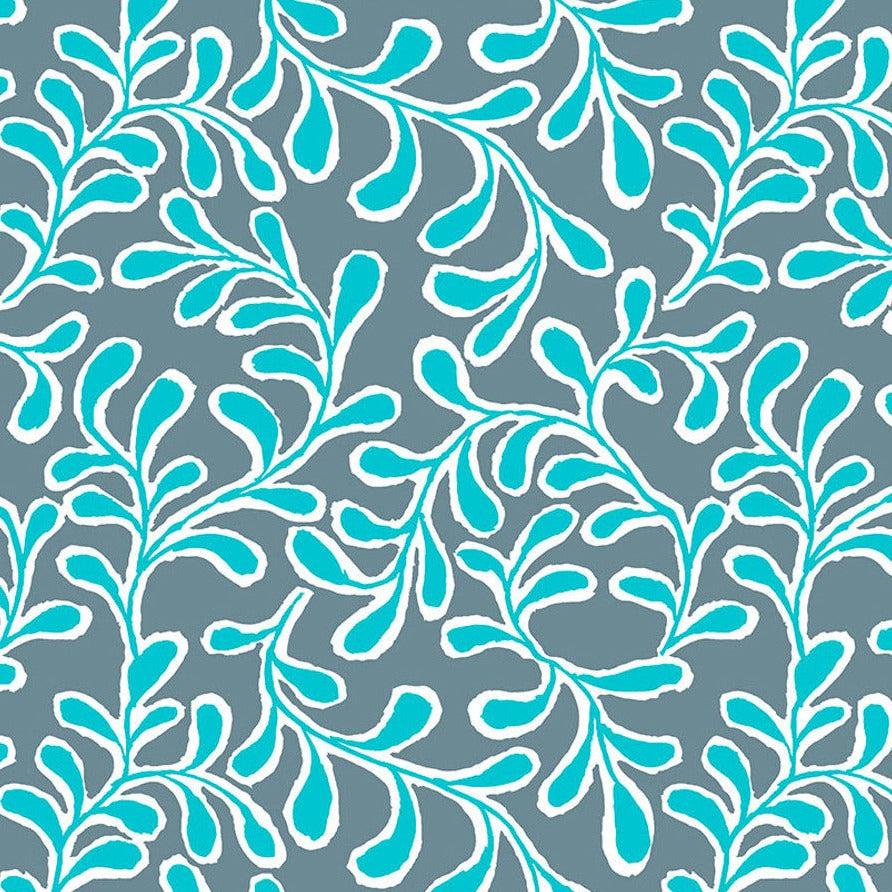 Kaffe Fassett Collective Feb 2023 Twig Grey Fabric-Free Spirit Fabrics-My Favorite Quilt Store