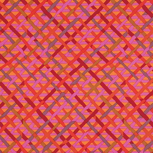 Kaffe Fassett Collective Mad Plaid Red Fabric