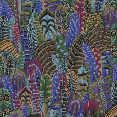 Kaffe Fassett Feathers Autumn Fabric